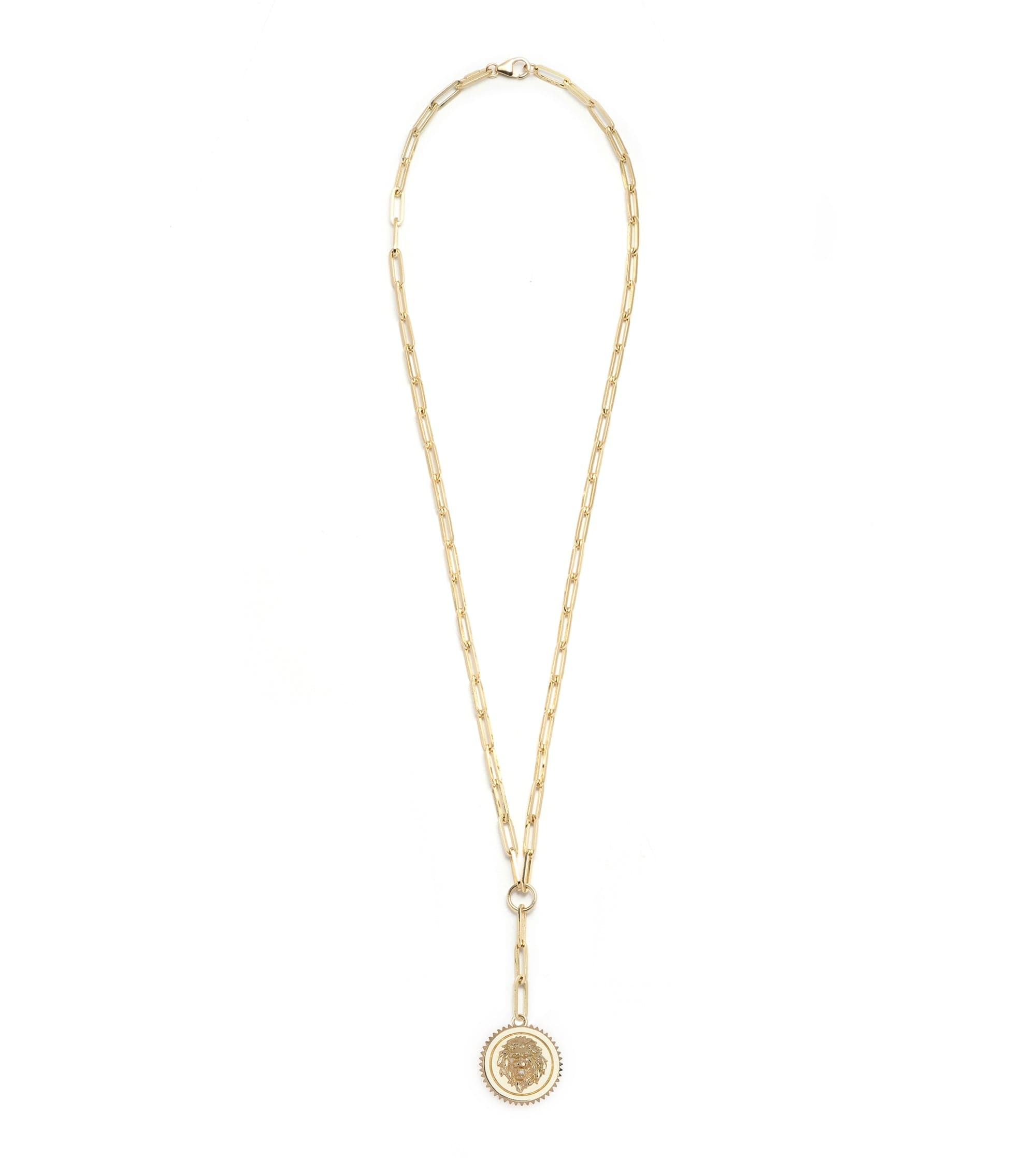 Strength : Classic Fob Clip Extension Chain Necklace