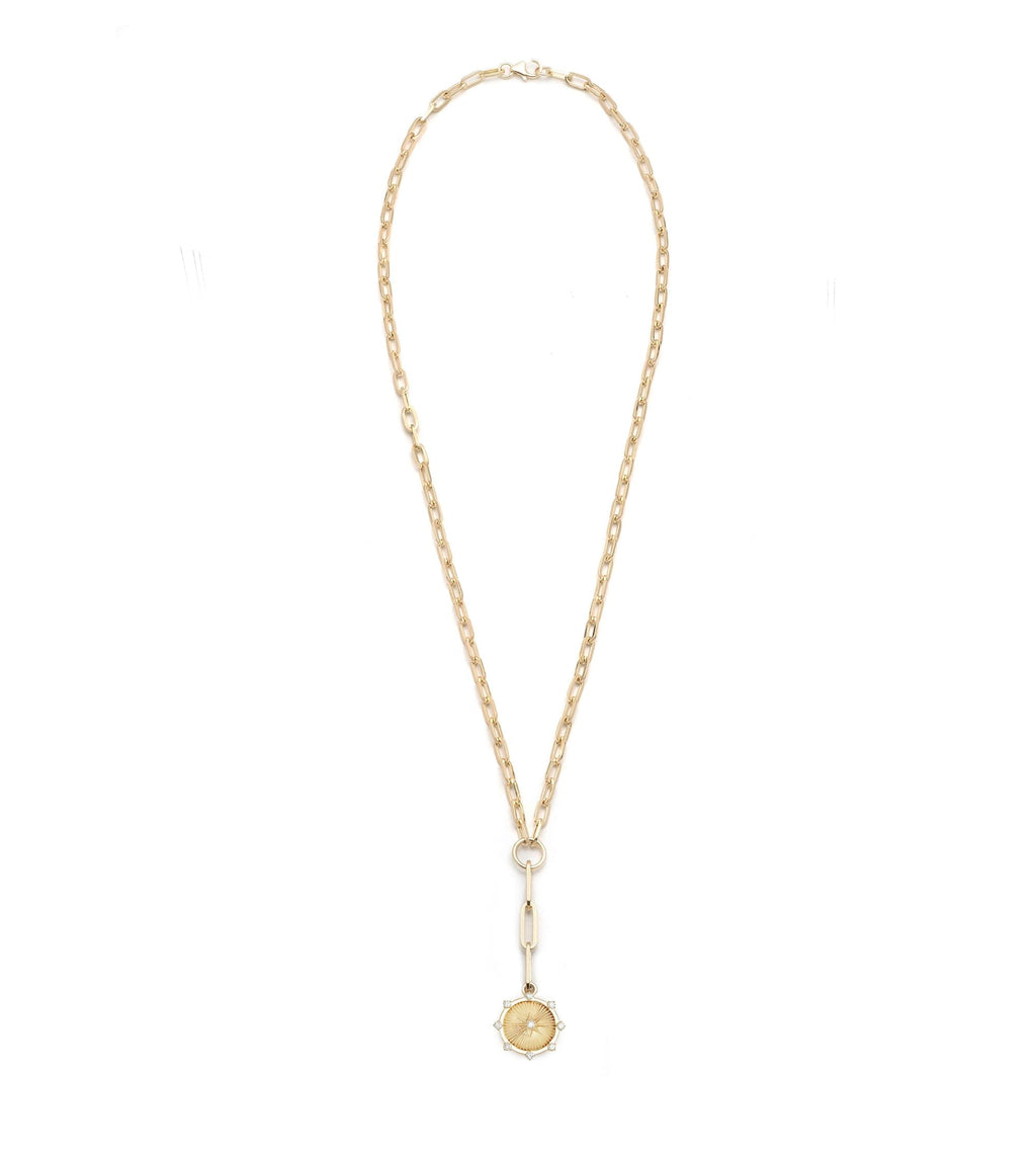 18K Yellow Gold Spark - Love : Refined Clip Extension Chain Necklace – FoundRae