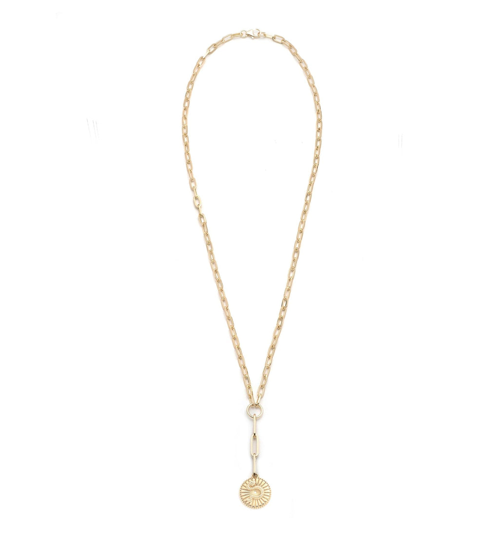 18K Yellow Gold Wholeness : Refined Clip Extension Chain Necklace – FoundRae