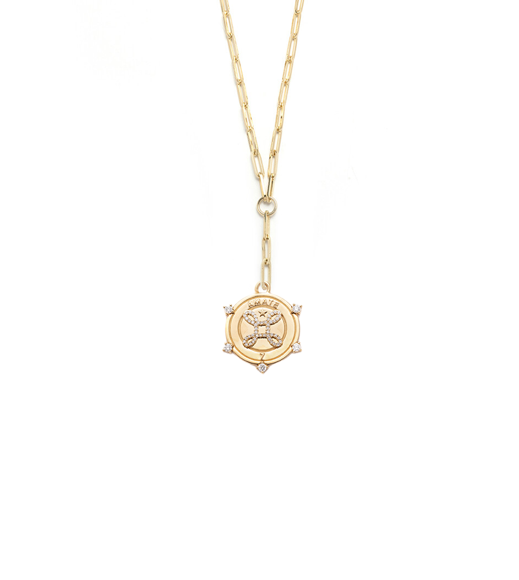 Amate - True Love : Classic Fob Clip Extension Chain Necklace view 1