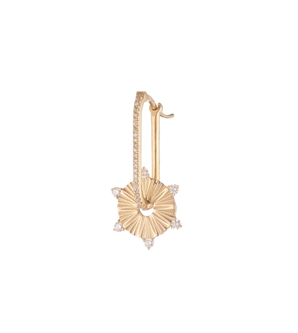 18K Yellow Gold Diamond : Small Element Disk – FoundRae