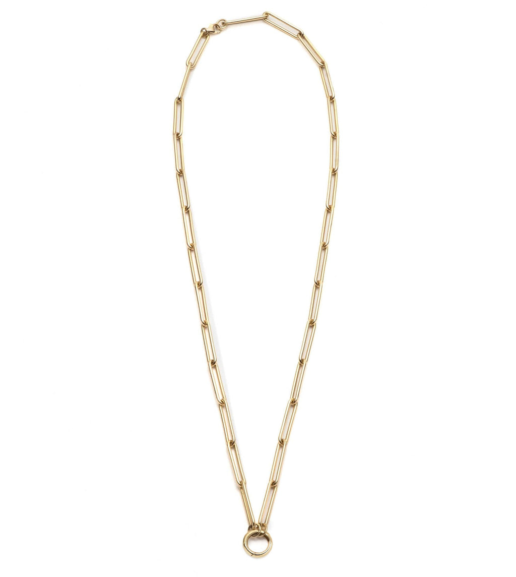 18K Yellow Gold Extended Open Clip Chain – FoundRae