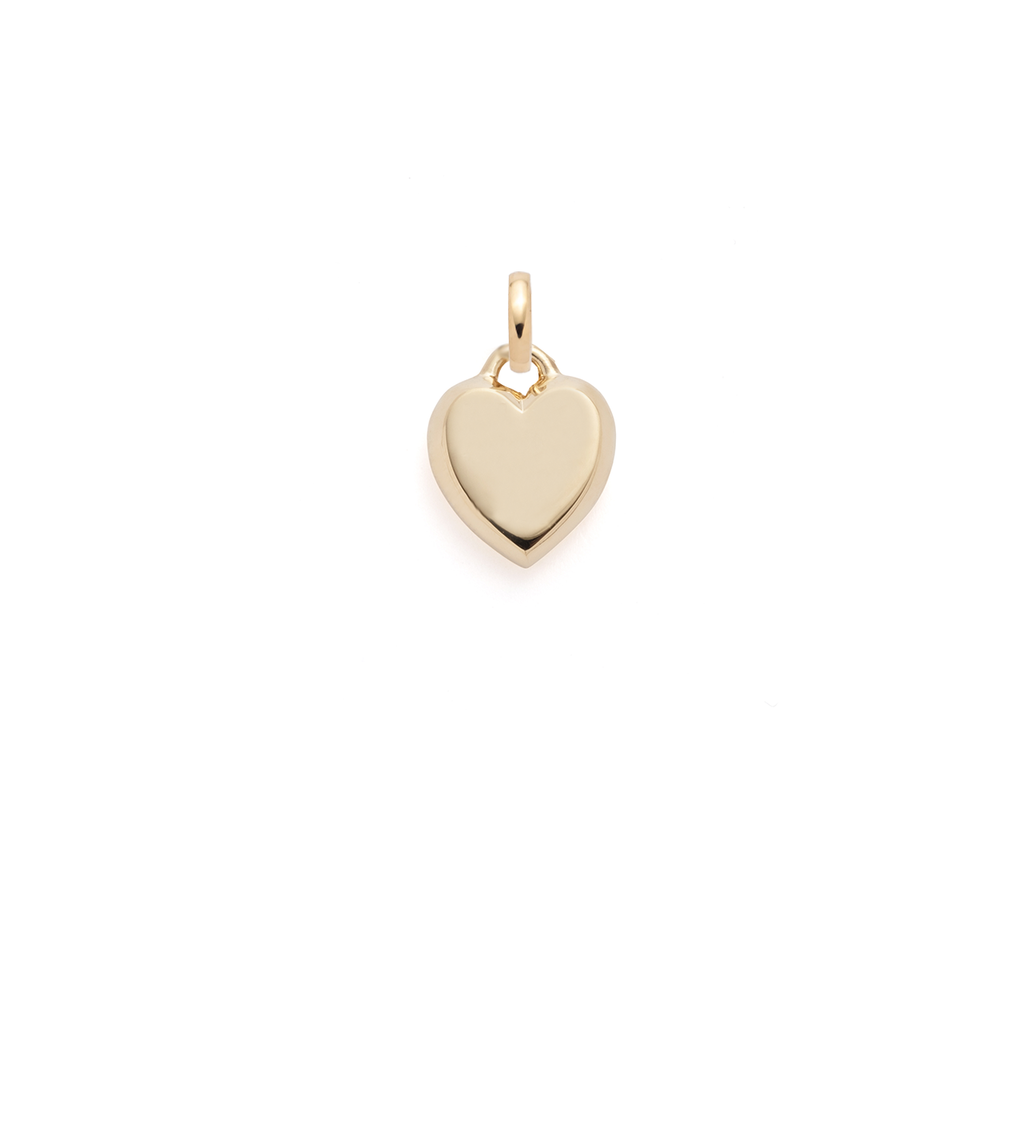 Heart - True Love : Small Ingot Medallion with Annex Link view 1